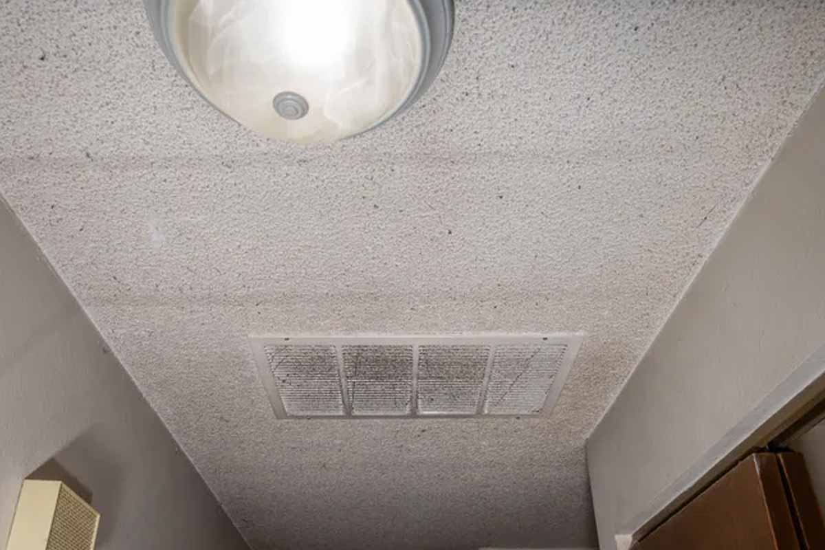 popcorn ceiling